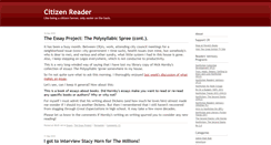 Desktop Screenshot of citizenreader.com