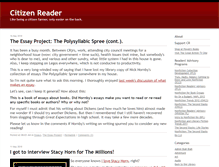Tablet Screenshot of citizenreader.com